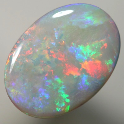 SOLID SEMI BLACK OPAL Changing colours, candy red to turquoise blue